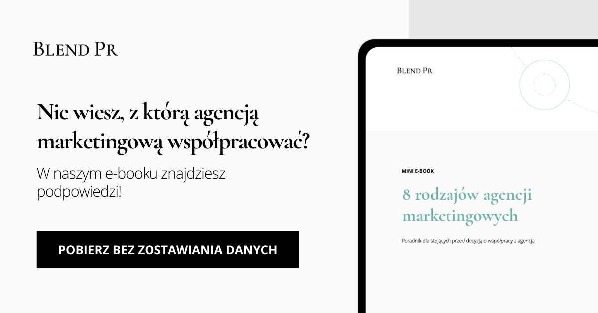 ebook 8 rodzajów agencji marketingowych