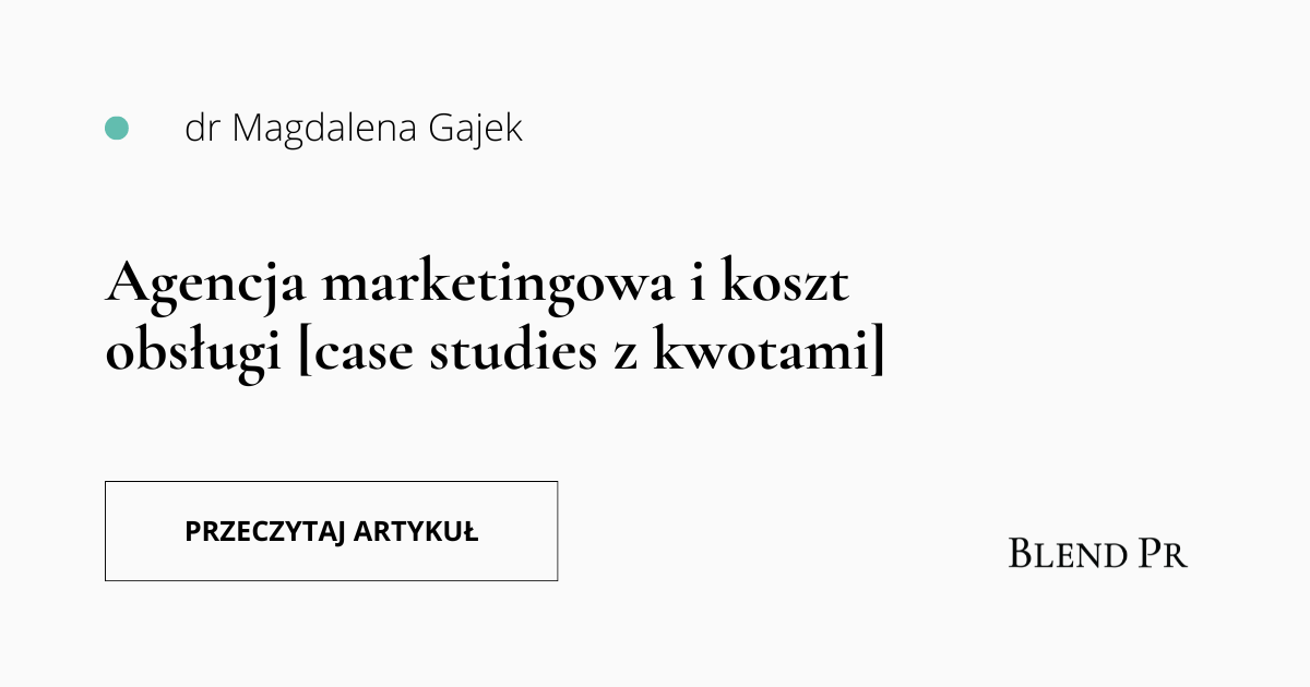 agencja marketingowa koszt autor