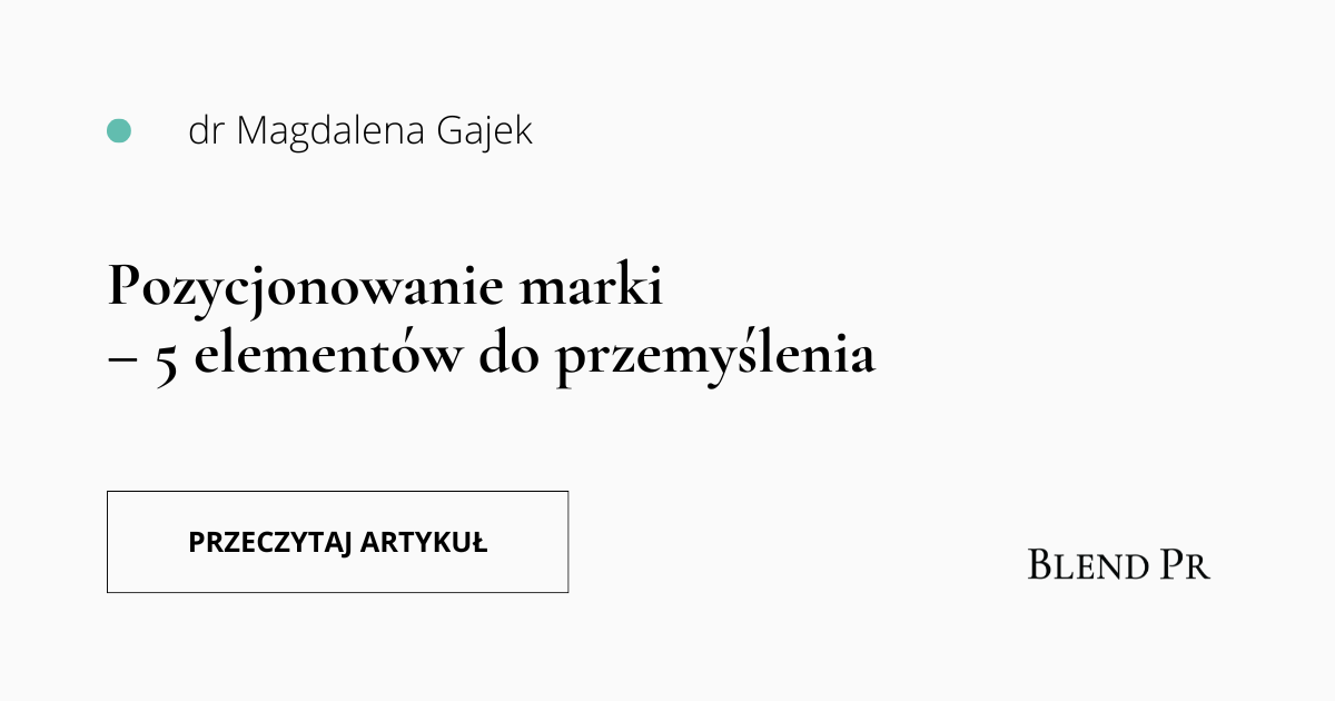 pozycjonowanie marki